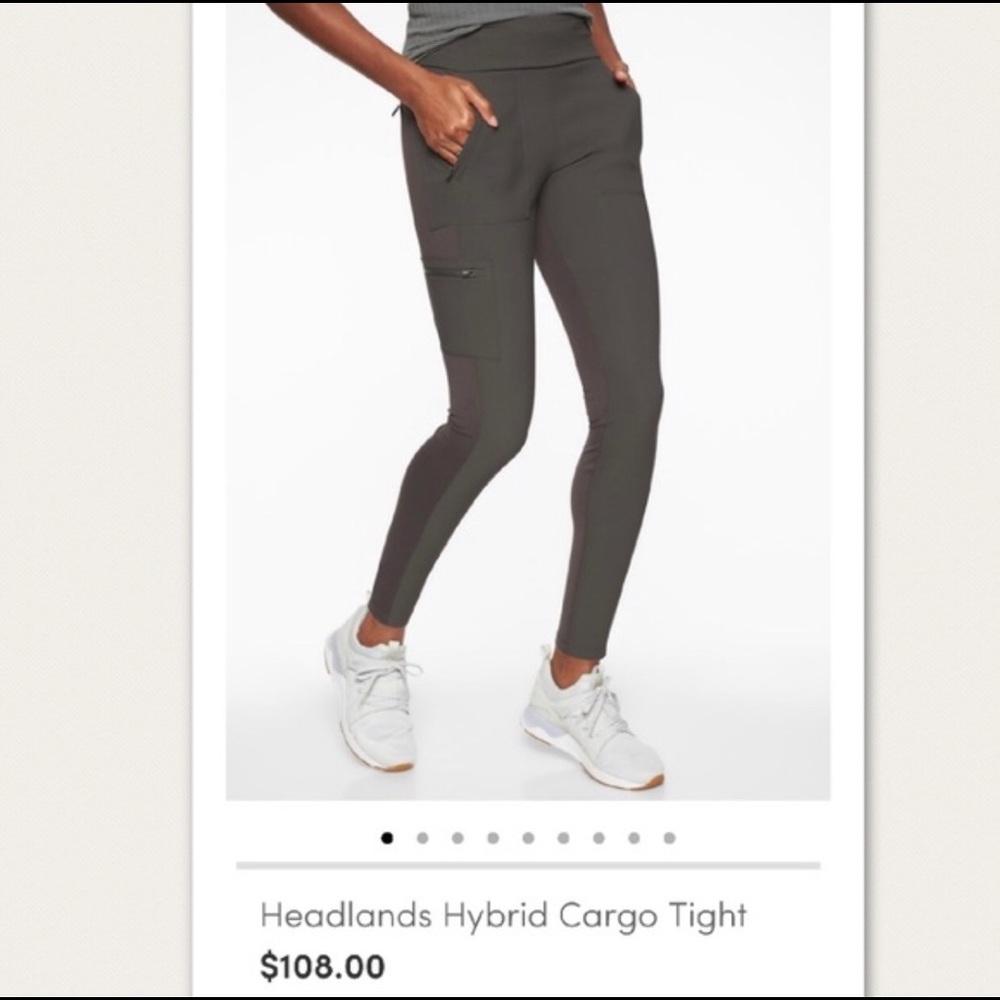 Athleta Headlands Hybrid Cargo Tight, Size 2, Peat